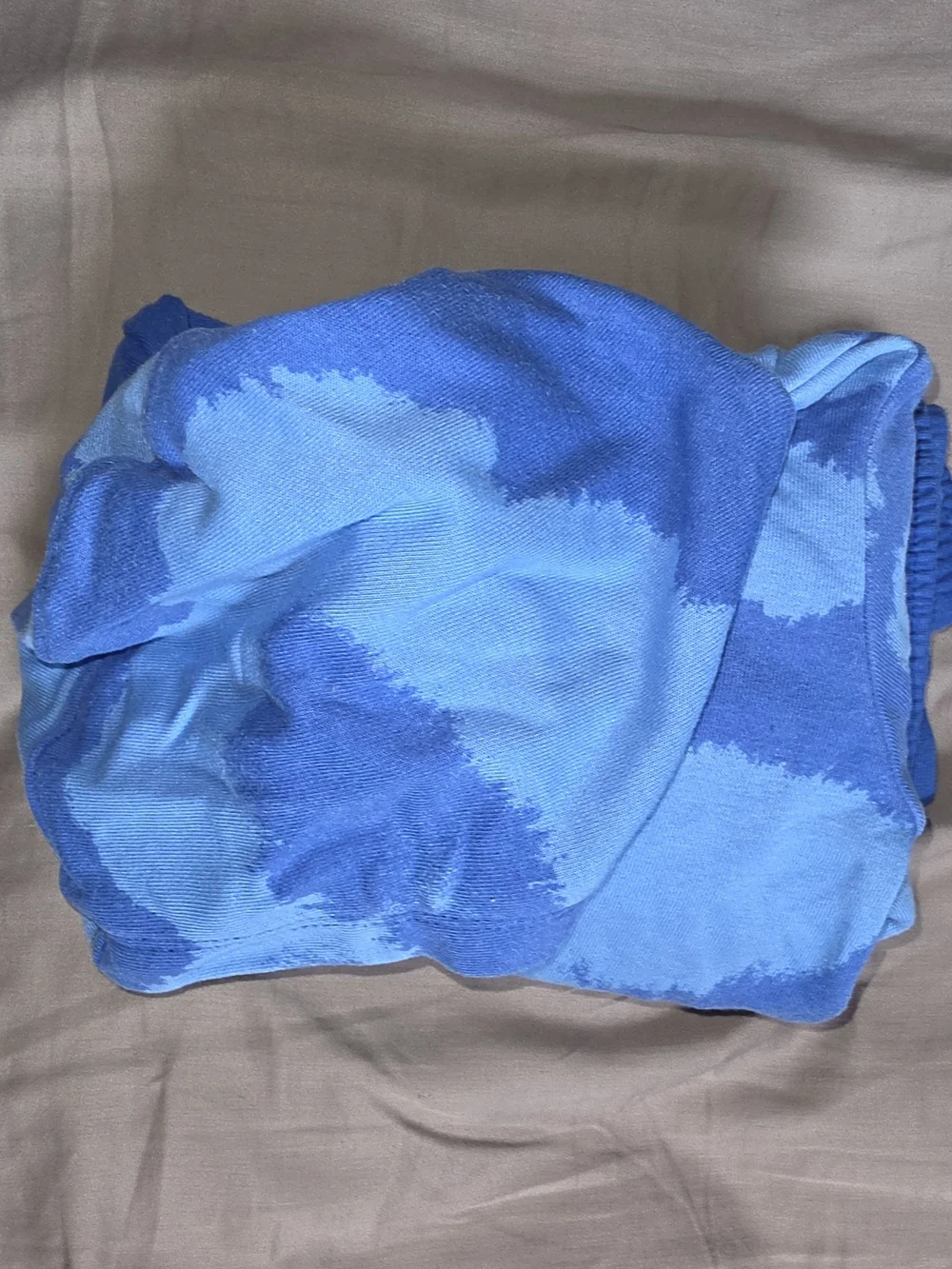 Nike Kids Blue Tie-Dye Hoodie & Jogger Bottoms Set